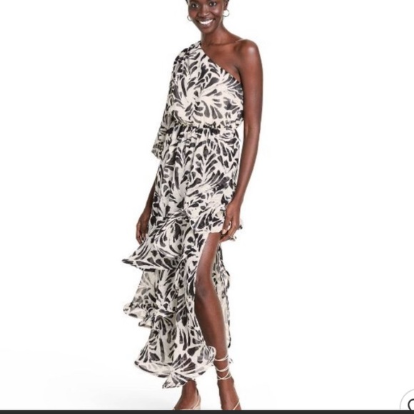 NWT Botanical One Shoulder Dress - ALEXIS x Target - Picture 3 of 4